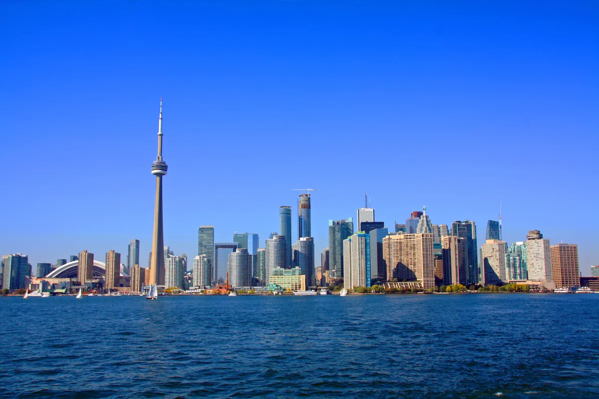 Toronto skyline with the CN Tower